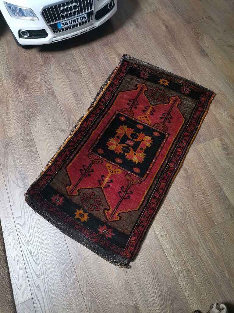Anadolu kök boya yün halı yastık - 2