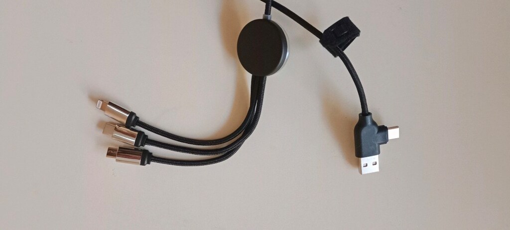 Led ışıklı Çoklu Şarj+Data 3in 1 Lightning/micro/type-c Uzun şarj kabl - 5