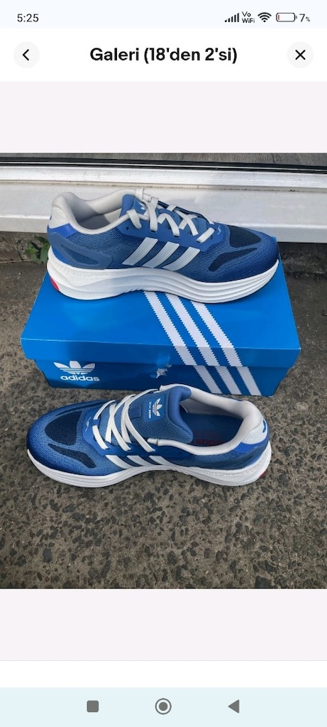 Adidas ZX RS Trainers JS1071 Mavi 42