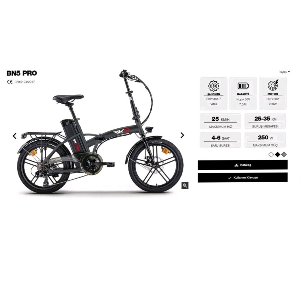 Elektrikli bisiklet Rks Bn5 pro. - 3