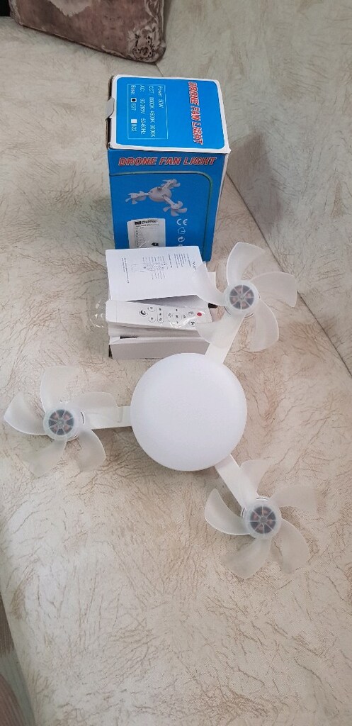 Çok fonksiyonlu tavan vantilatör led ışık hem vantilatör ikisi bir ara - 31