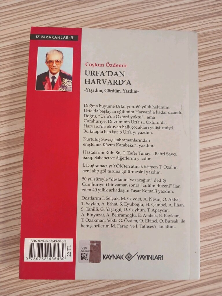 URFA'DAN HARVARD'A KİTAP - 2