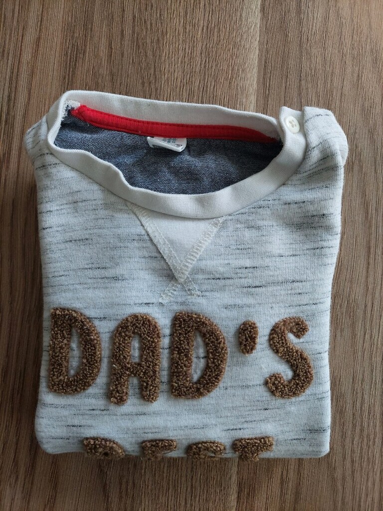 LCW baby kabartma yazı desen sweatshirt - 6