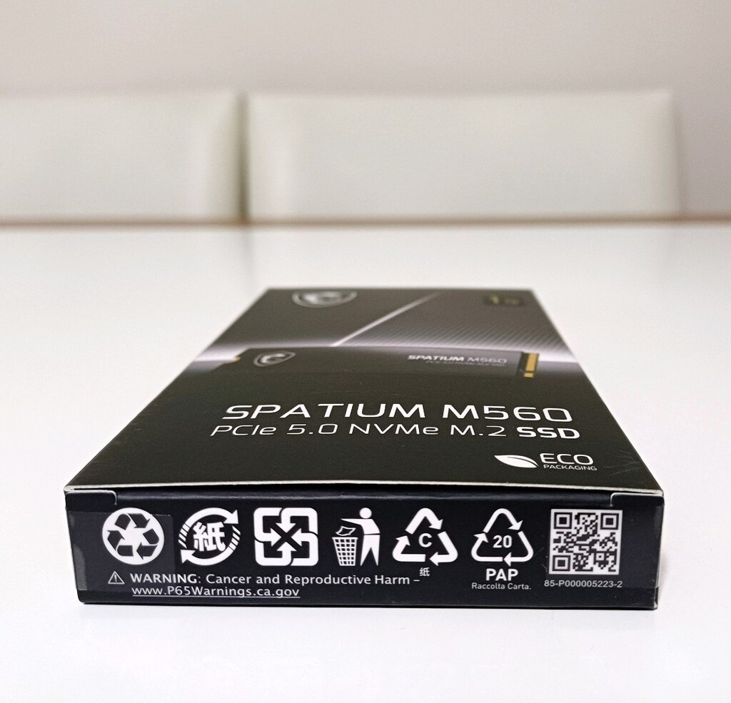 SIFIR MSI SPATIUM M560 GEN 5 PCI E 5.0 1TB NVME M.2 SSD - 8
