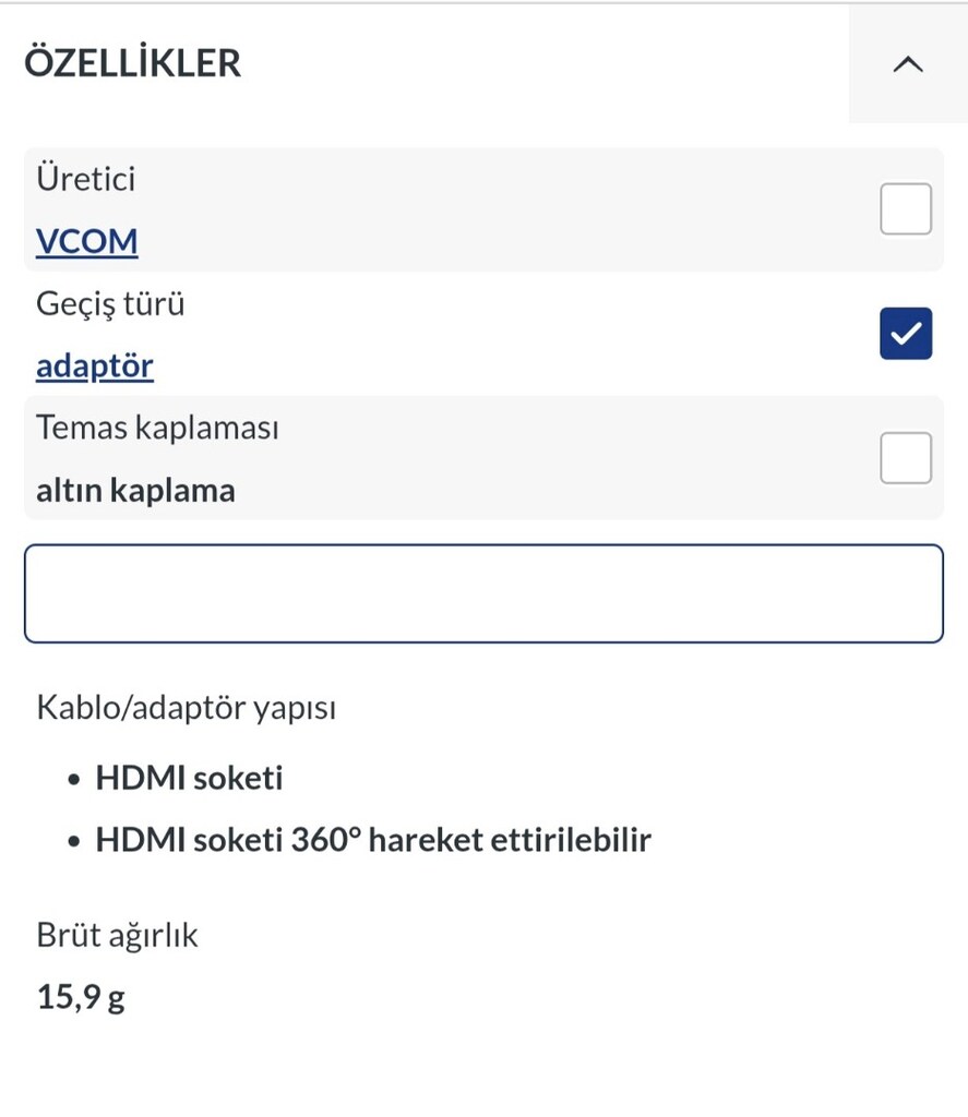 VCOM CA323 360° Hareket Ettirilebilir HDMI Adaptör - 3