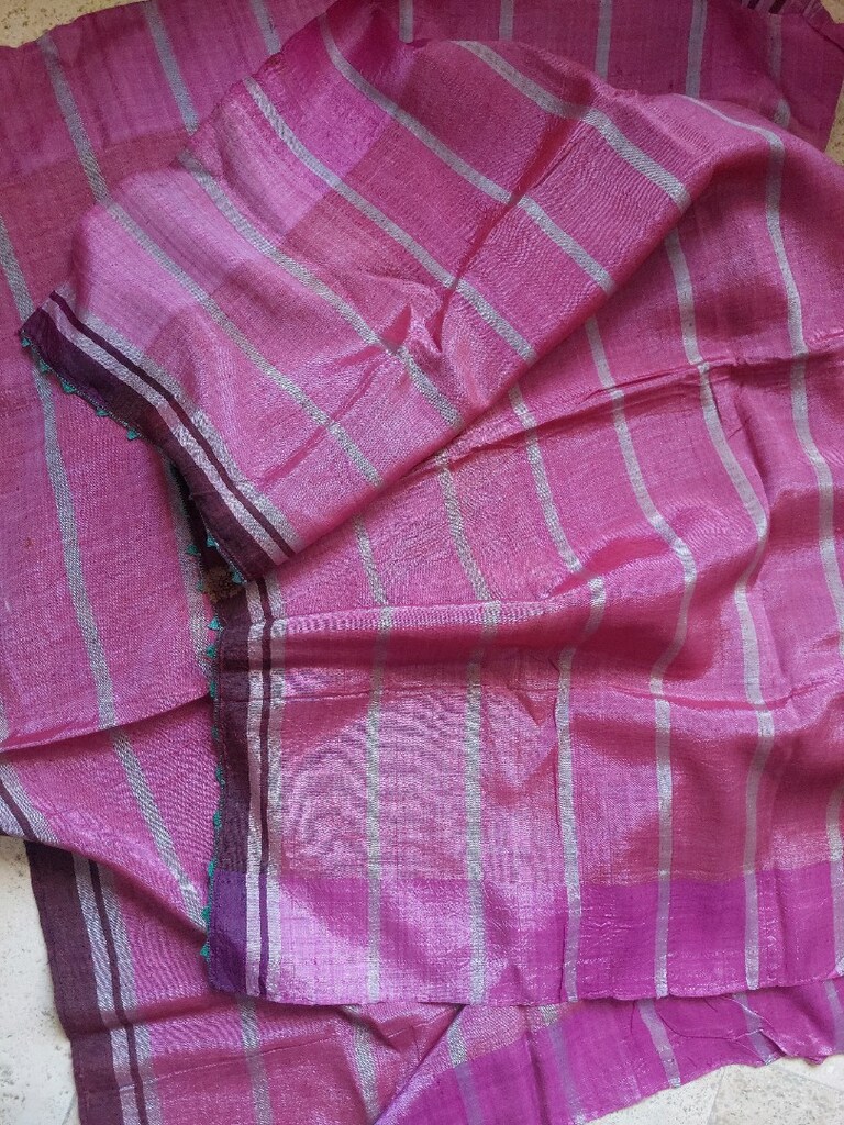 TEZGAH DOKUMA HAS IPEK MOR ORTU 160/95 cm igne oya kenar sandiktan - 3