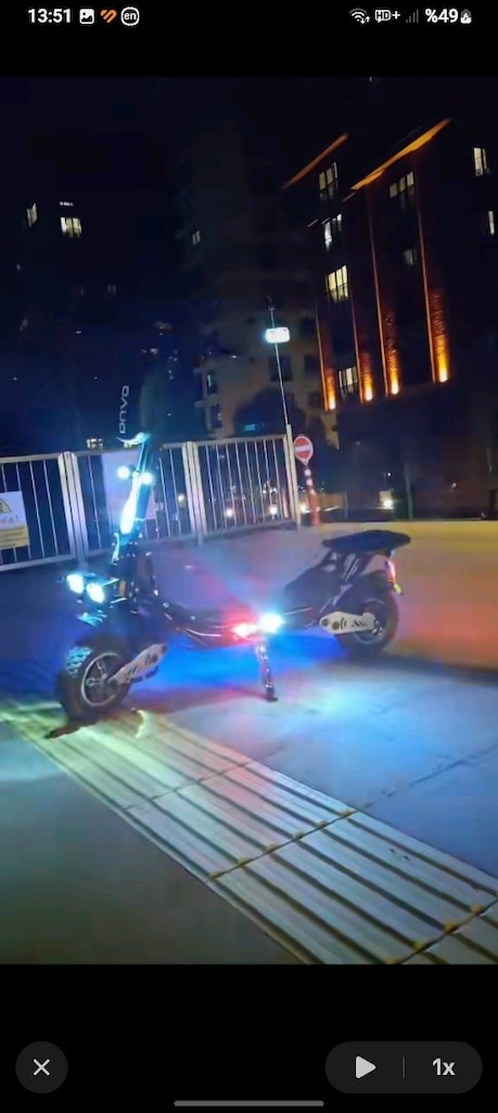 elektrikli scooter onvo rx-09 - 2