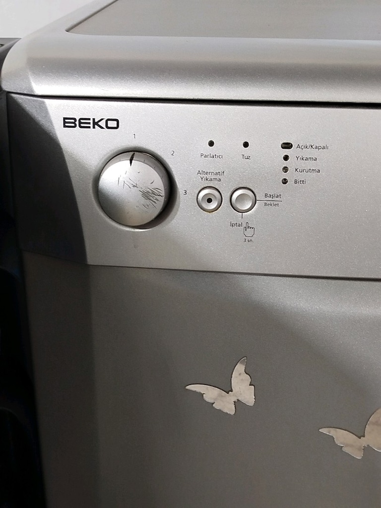 BEKO 3 PROGRAM GRİ BULAŞIK MAKİNESİ İZMİR İÇİ 3 AY GARANTİMİZ VARDIR - 3