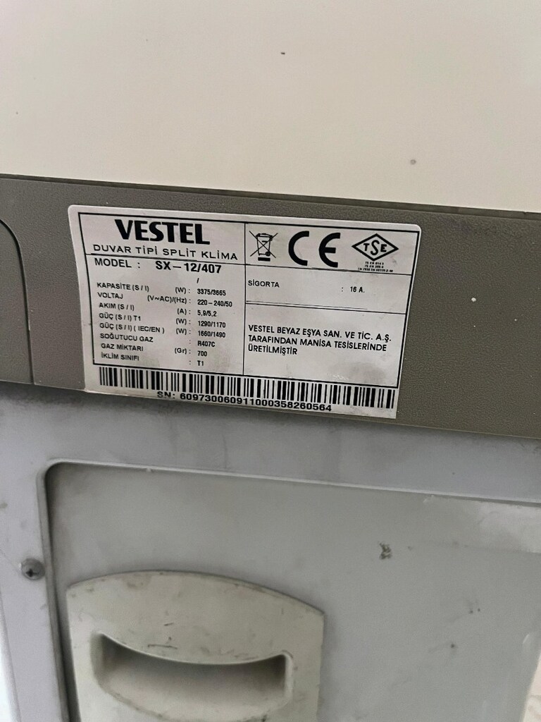 Vestel 12.000btu klima (montaj dahil ) - 3