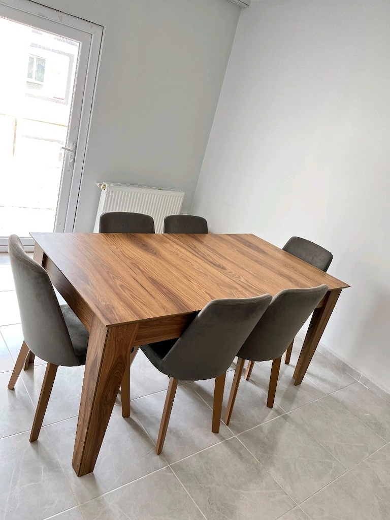 6 kişilik yemek masası - 6