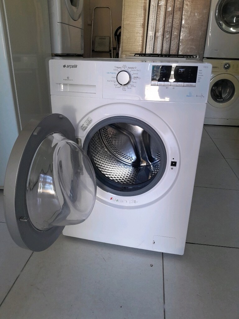 sıfır ayarında arçelik marka 9 kiloluk çamaşır makinesi tertemiz - 7