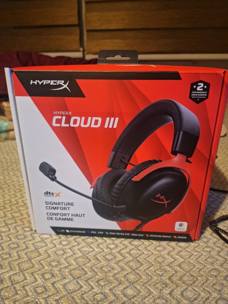 Sıfır / Kutulu HyperX Cloud III Oyuncu Kulaklığı (Hediye Geldi) - 3