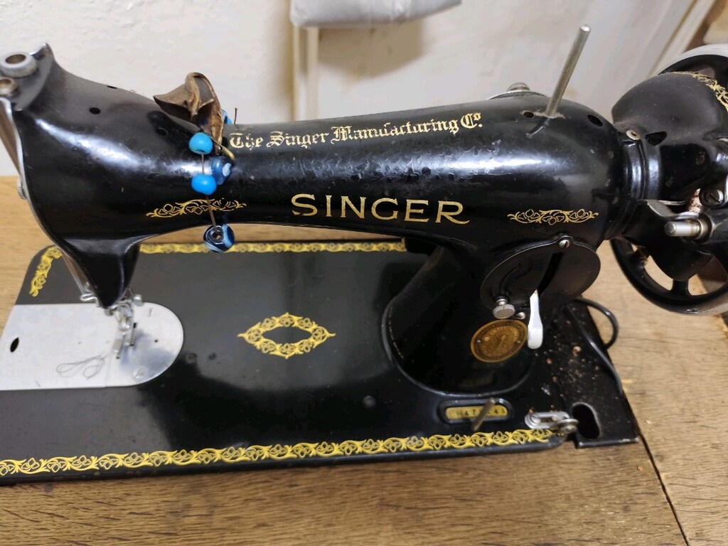 Singer dikiş makinası antika - 2