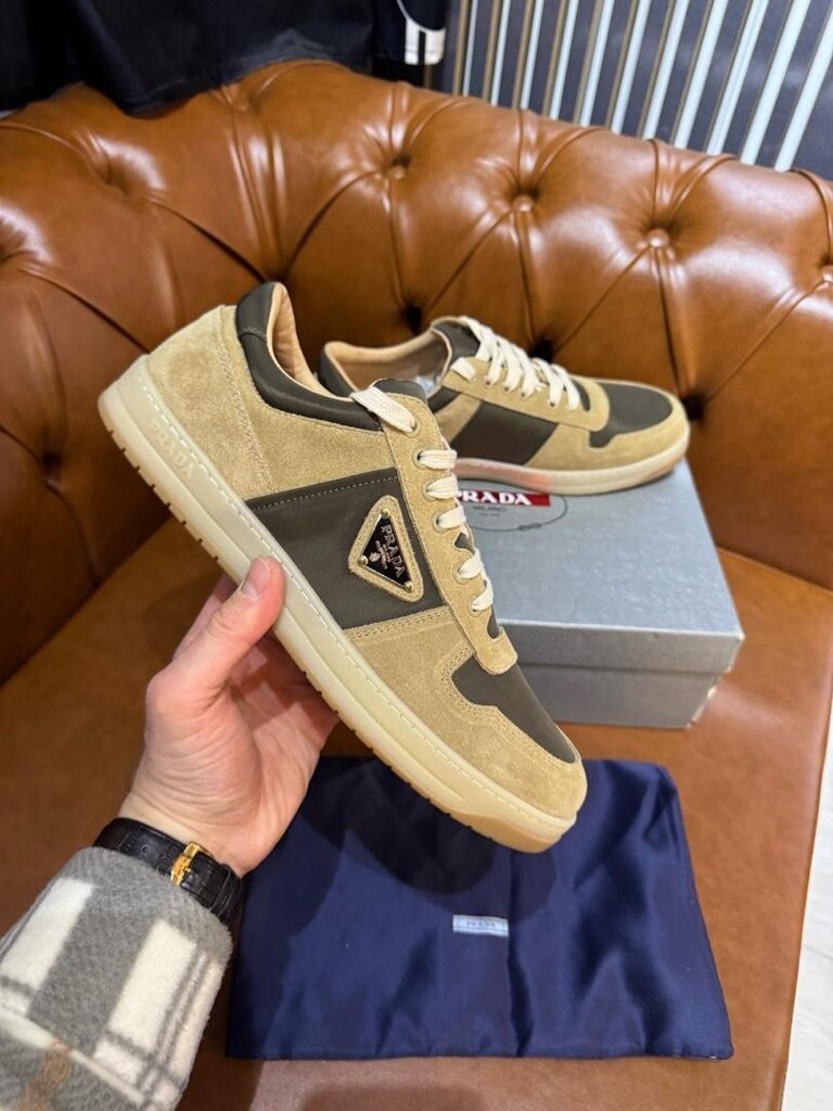 PRADA DOWNTOWN BEJ HAKİ 44 NUMARA CASUAL AYAKKABI - 7