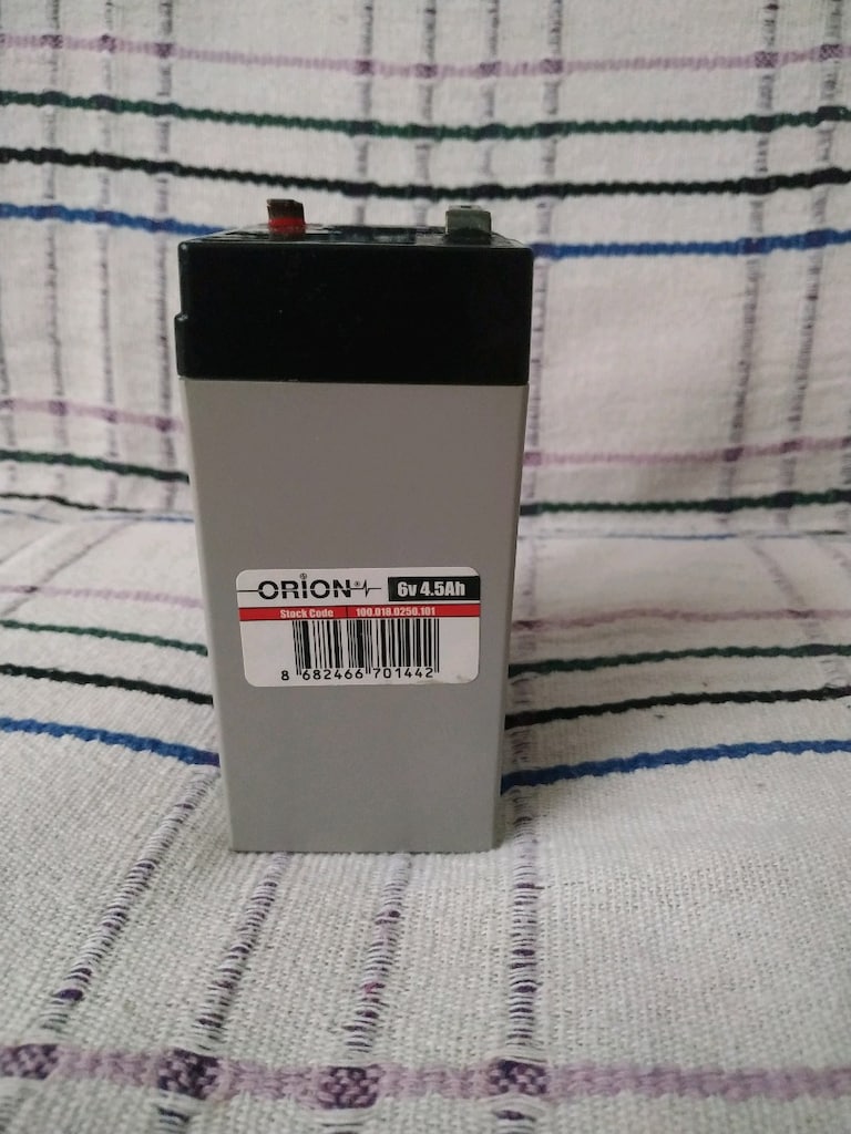 6v ışıldak aküsü - 2