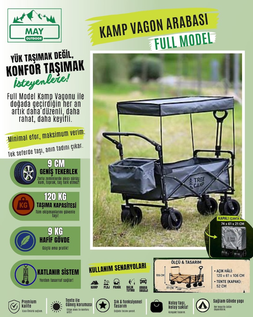 KAMP VAGON ARABASI – FULL MODELL