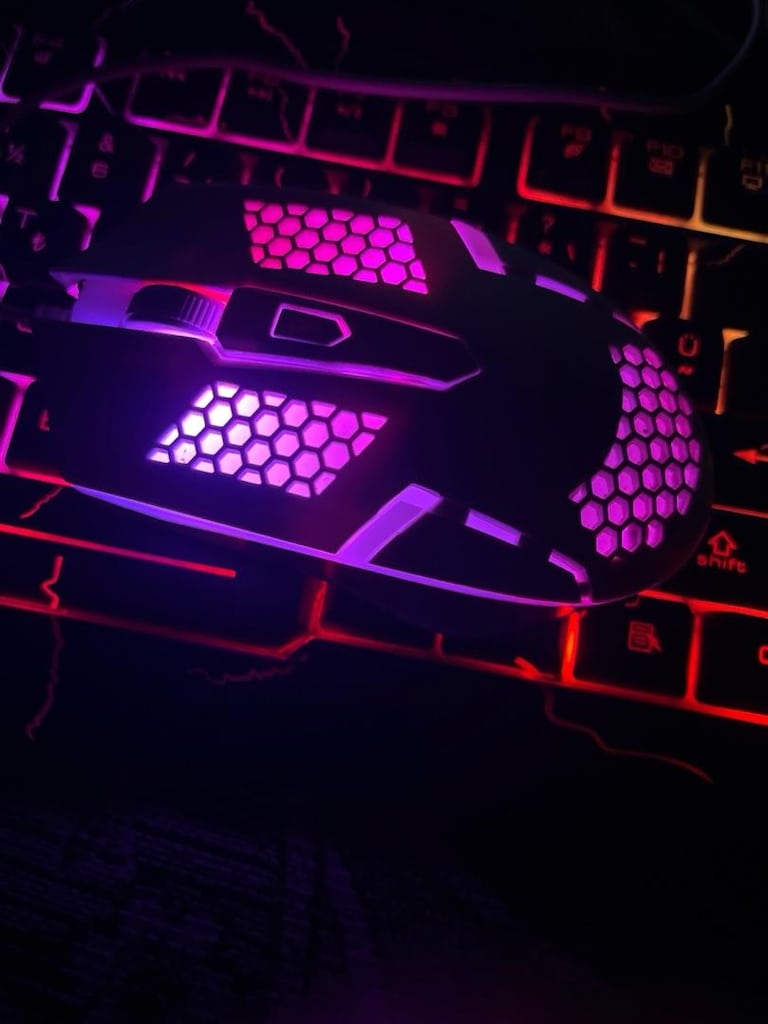 RGB LED KLAVYE+MOUSE+PC KONSOL - 4