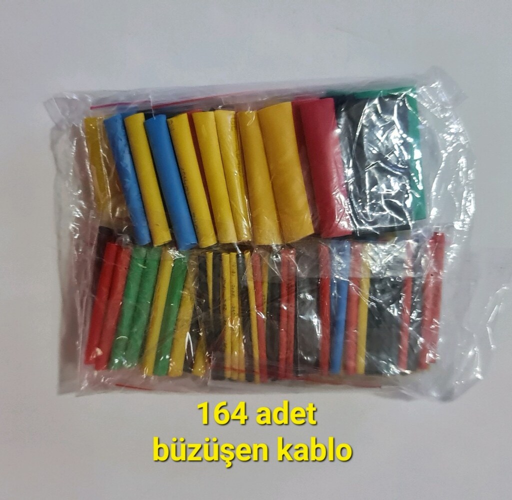 164 Parça ısıyla büzüşen kablo bağlantısı. Sıfır. Yurt dışı ürünü. - 13