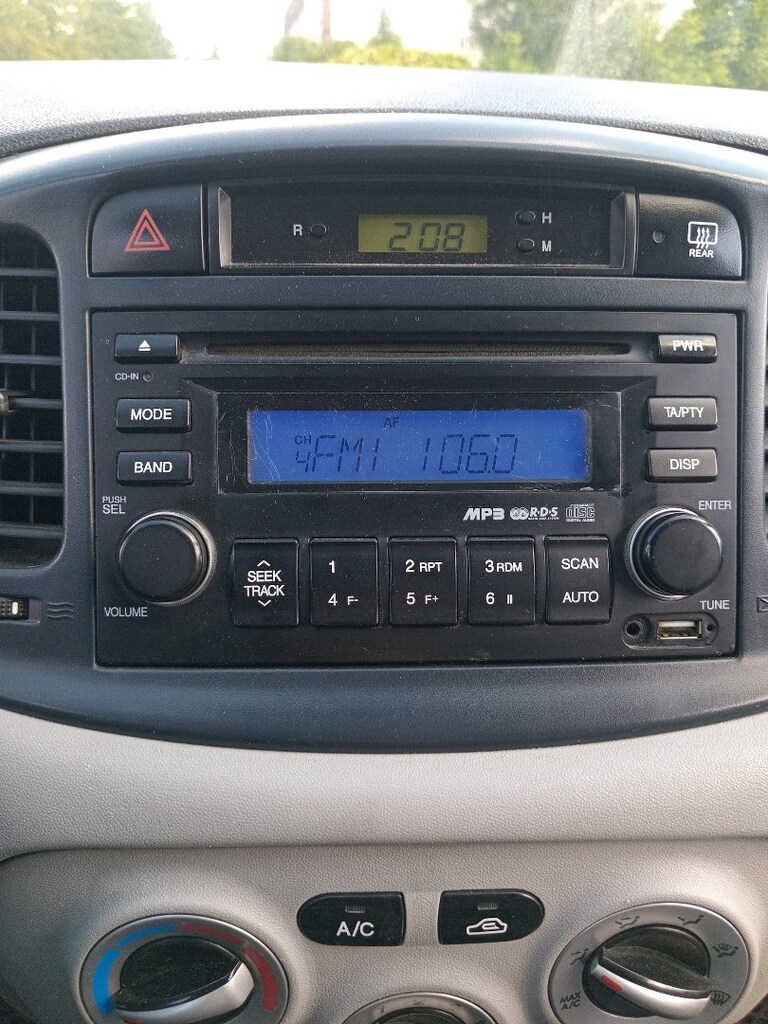 hyundai era teyp mavi ekran ön panel - 2