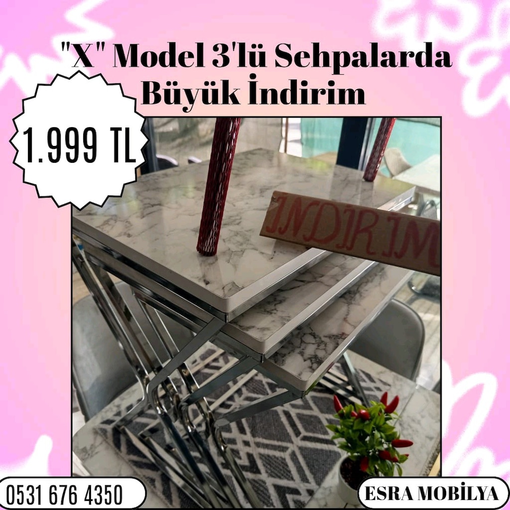 Zigon Sehpa Modellermiz Nakite Özel Fiyat Sadece - 13