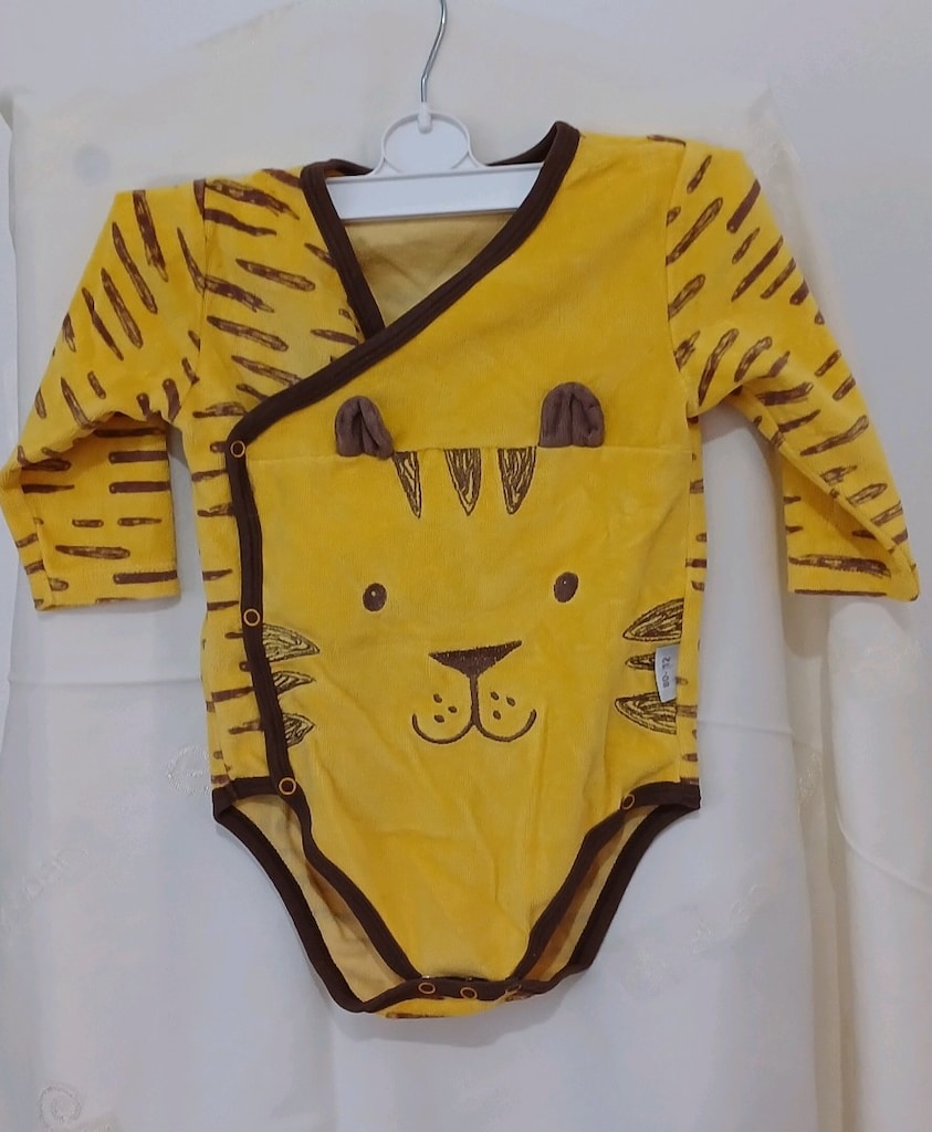 Kaplan Desenli Bebek Body/Zıbın - 3