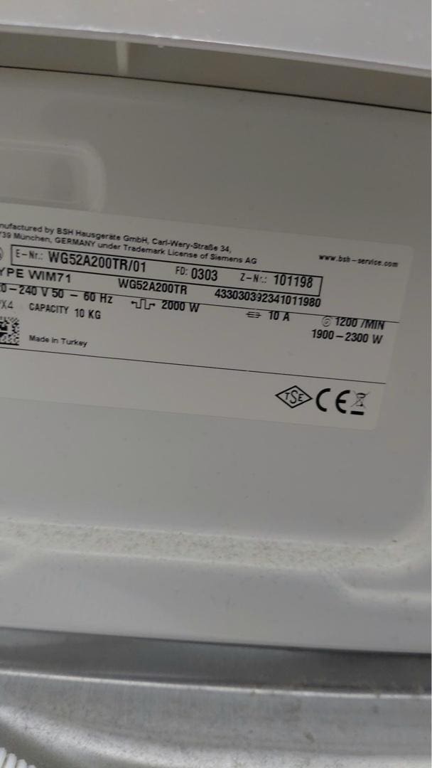 SIEMENS 10 KG ÇAMAŞIR MAKİNESİ - 4