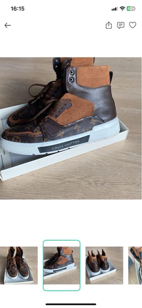 İthal Louis Vuitton Erkek Bot SIFIR - 2
