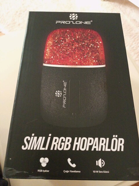 HOPARLÖR RGB SİMLİ PROZONE SIFIR ÜRÜN AMBALAJINDA