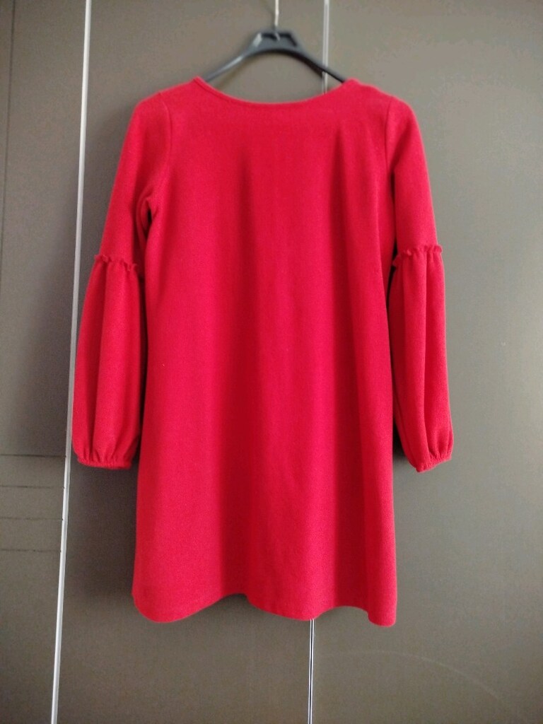 Kırmızı Pamuklu Tunik - 3