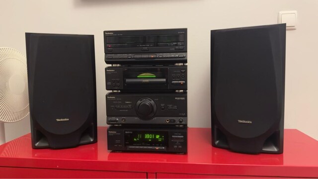 Orijinal Japon Technics CH730 Müzik Seti ve 3 Yollu Hoparlör Takımı
