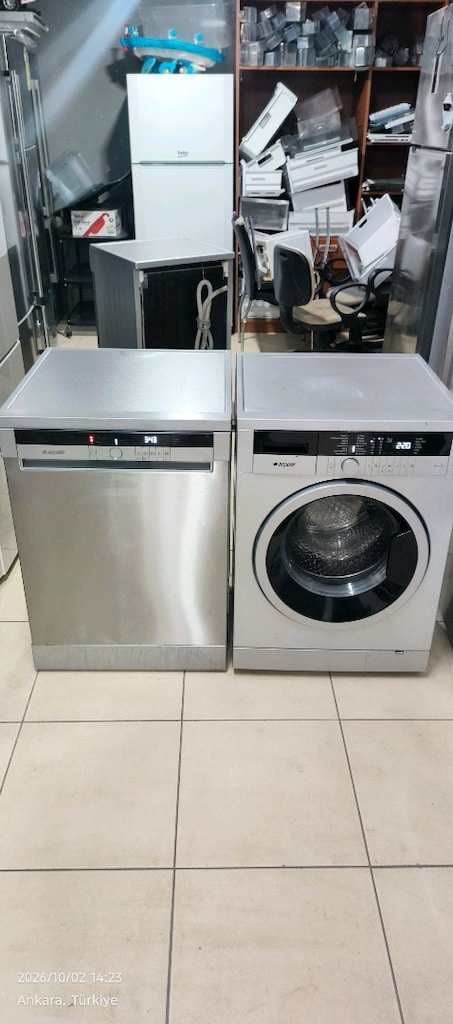 ARÇELİK ÇAMAŞIR VE BULAŞIK MAKİNESİ İNOX TERTEMİZ ÇALIŞAN BAKIML - 2