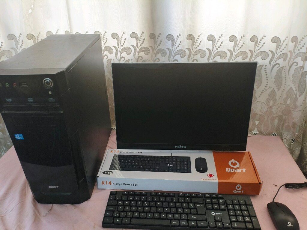 İ5 3570 3.80 GHz 8 GB ram 4 GB harici ekran kartı 4+4 çekirdekli i - 12