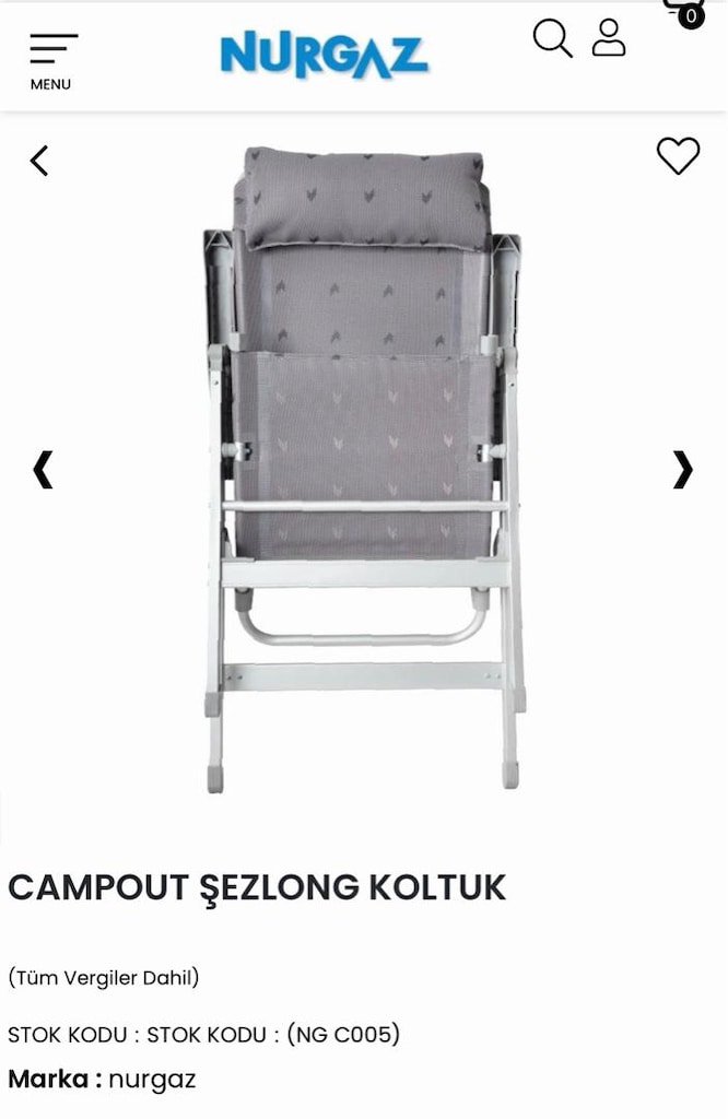 Nurgaz Campout Şezlong Koltuk - 3
