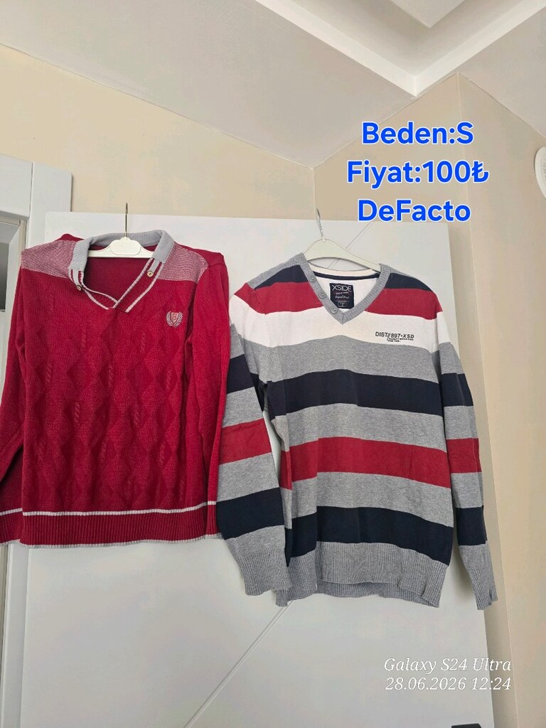 TERTEMİZ DEFOSUZ AZ KULLANILMIŞ BAZILARI SIFIR ERKEK KIYAFETLERi - 10