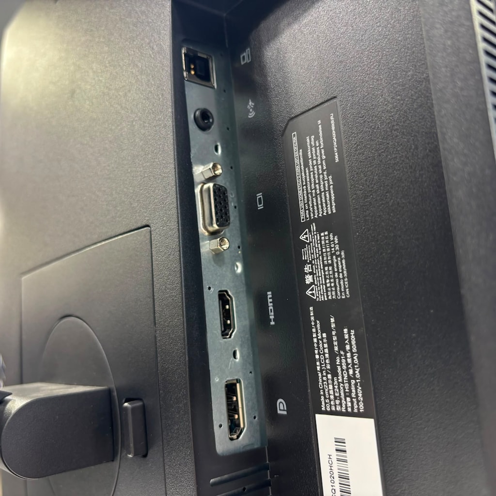Hp EliteDisplay E243M Web cam Hoparlörlü Kurumsal 2.El Monitör - 6