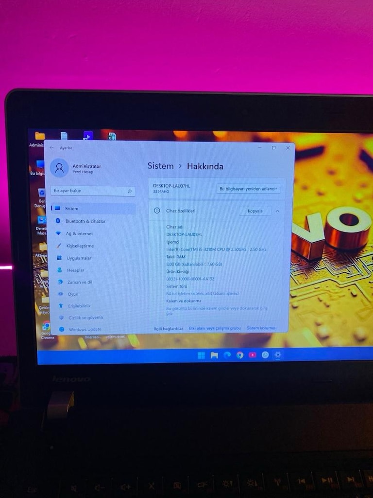 LENOVO i5-8 GB RAM-128 GB SSD LAPTOP - 2