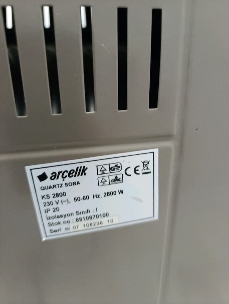 Arçelik Elektrikli Quartz Soba - 2