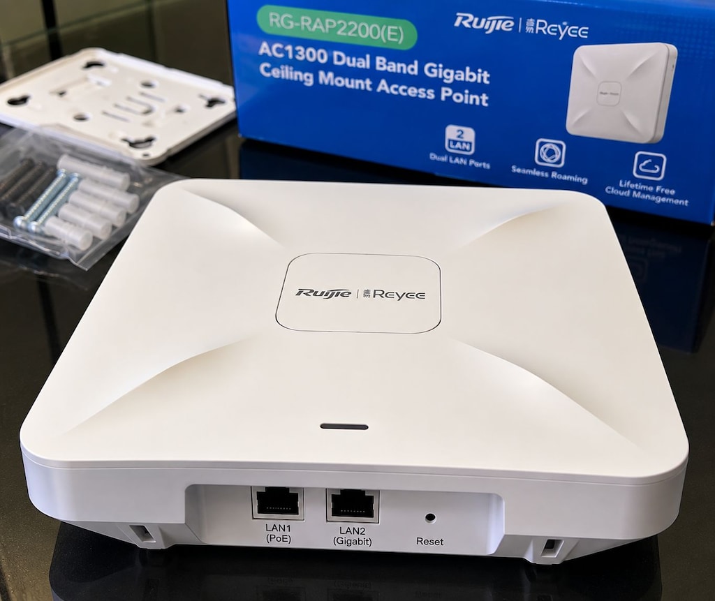 Ruijie Reyee RG-RAP2200(E) AC1300 Dual Band WiFi Access Point - 4