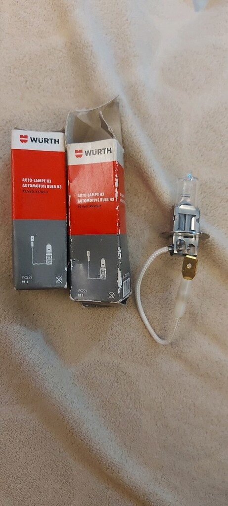 Würt H3 ampül sıfır kutusunda - 2