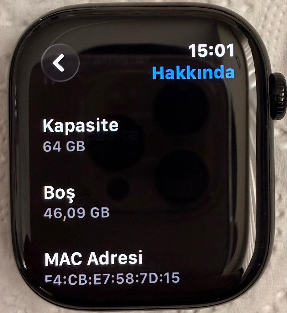 Apple Watch series 11 GPS 46 mm simsiyah - 4