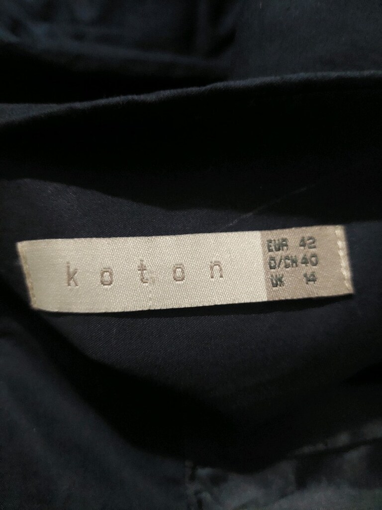 KOTON pileli düğme detaylı Midi etek - 8