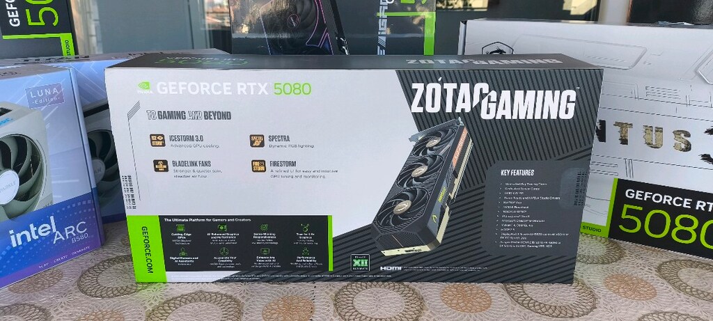 zotac gaming solid core RTX 5080 SIFIR KAPALI KUTU - 7