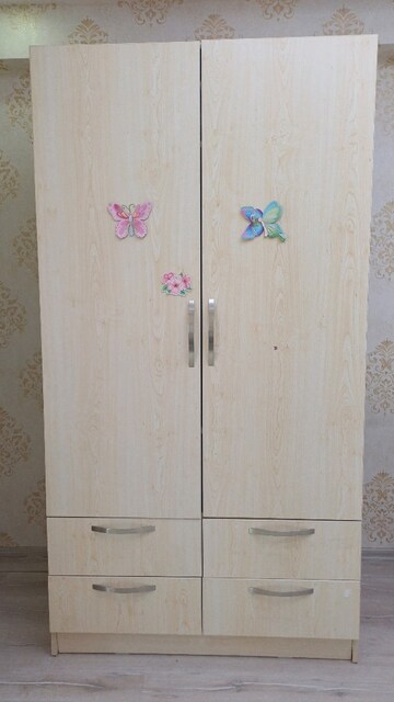komple Mdf 2 kapaklı gardrop