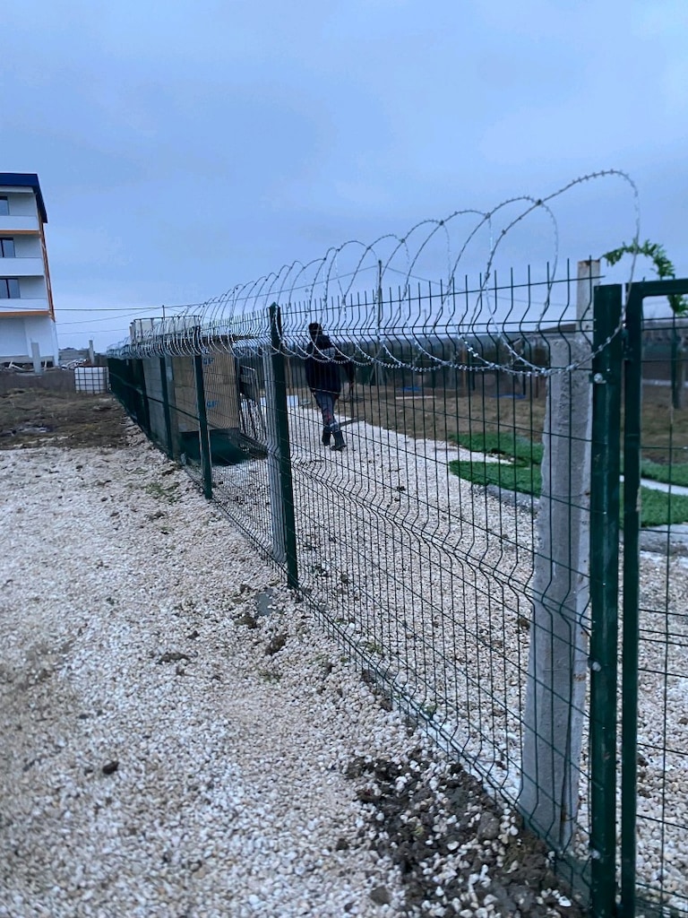 Panel çit çim çit beton direk tel örgü her türlü montaj - 4