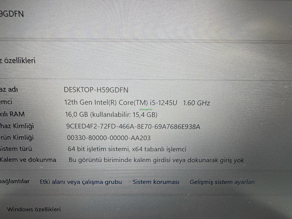 DELL İ5 12. NESİL İŞLEMCİ 16 GB RAM 256 M2SSD - 5