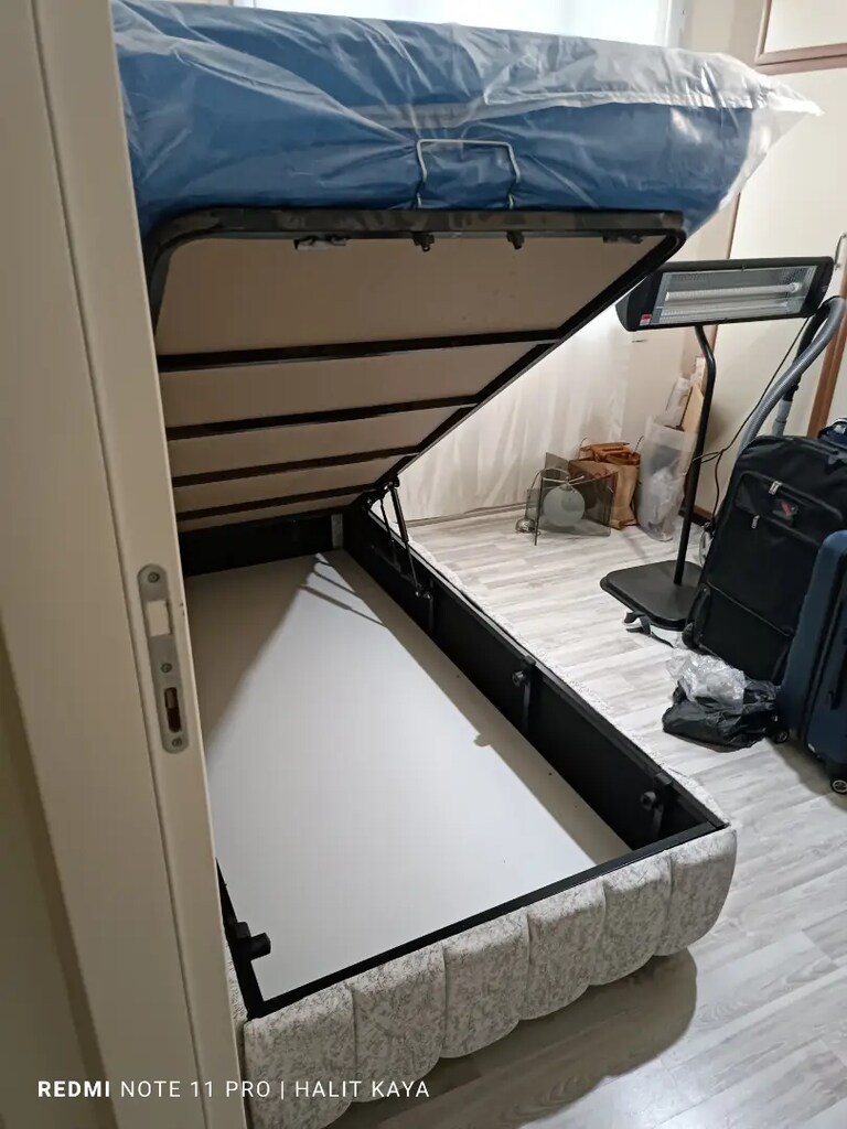 Tek kişilik baza başlık full ortopedik yatak - 2