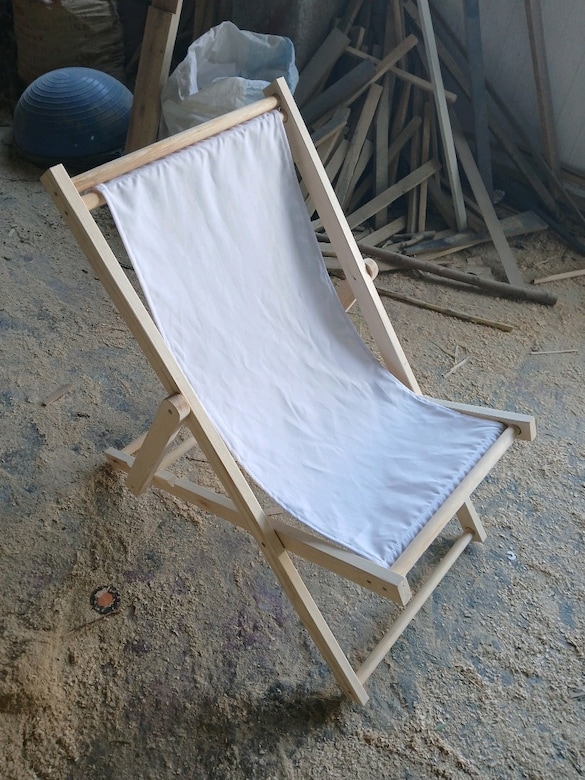 Ahşap Katlanır Şezlong, Balkon, Bahçe, Teras Ve Plaj Için - 8