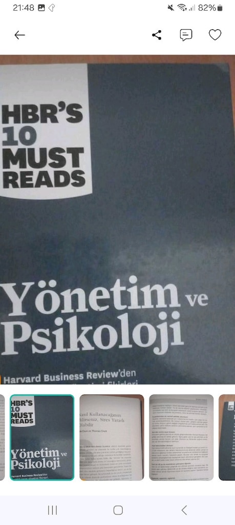 (HBR) 10 Must Reads 3'lü Set Girişimcilik Yönetim ve Psikoloji Degişim - 2