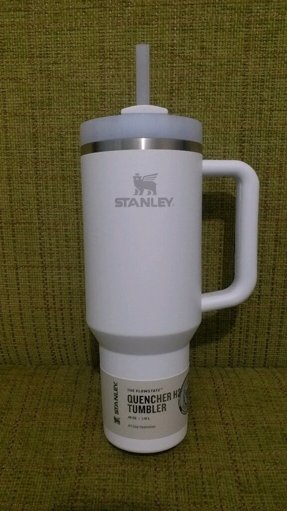 stanley Quencher beyaz pipetli termos - 5