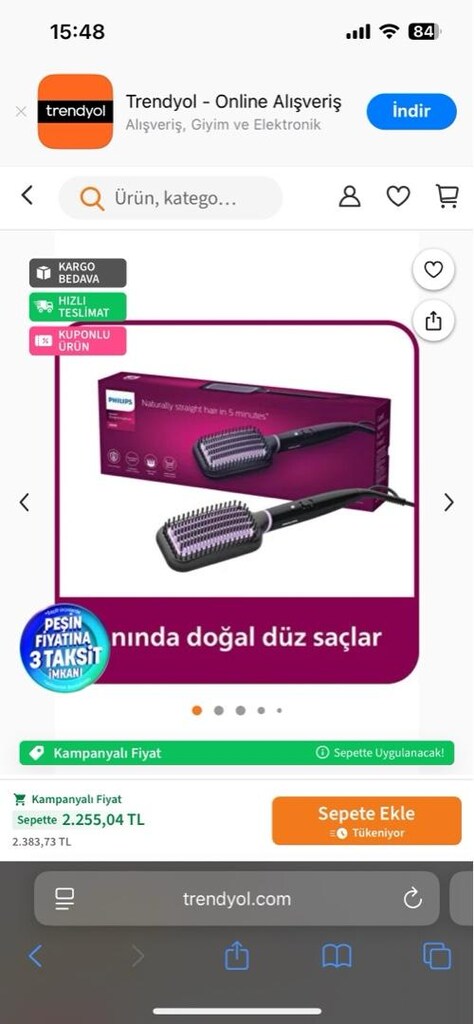 philips 230dc iki kademe ısı ayarı ionlu mükemmel düzleştirici tarak - 9